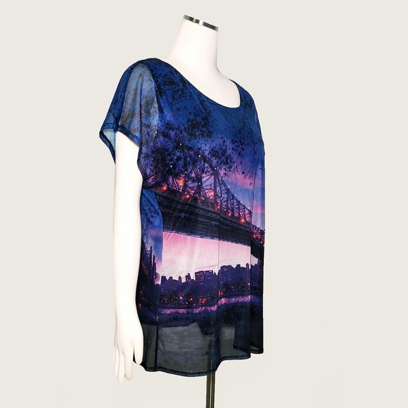 Style&co. Landscape Top - Picture 3 of 8